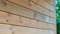 natürlicher Pavillon aus Holz von Bergmann Galabau