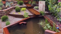 individuelle Wasserspiele für Entspannung im Garten von Bergmann Galabau